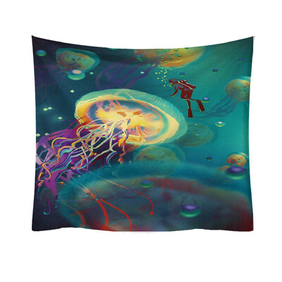 

Gobestart Fashion Tapestry Planet Fantasy World Style Decorative Tapestry Home Decor