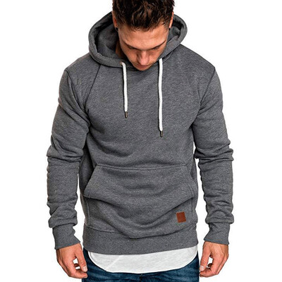 

Warm Mens Long Sleeve Casual Tops Shirts Cotton Hooded T-shirt Hoddies