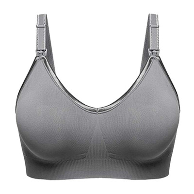 

Toponeto Woman Full Bust Seamless Nursing Maternity Bras Comfortable Sexy Chest Underwear