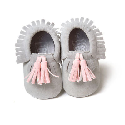 

Baby Shoes Multicolor Toddler Girls Boys Crib Shoes First Walkers 2018 New Newborn Tassel Soft Soled Prewalker Sneakers 0-18M