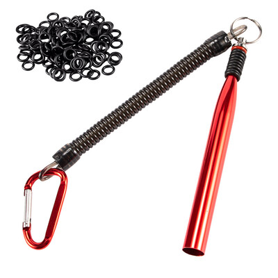 

Saidsome Wacky Worm Tool Wacky O-Rings Wacky Rigging Plastic Style Worms fishing bait fishing lure