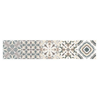 

Retro Flower Pattern Wall Stickers Home Tiles Background Decals Art Decor