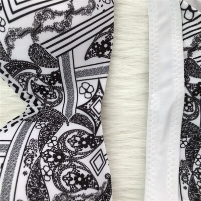 

Roseonmyhand Sexy Retro Tropical Ethnic Floral Bikini Bathing Suit Swimsuit Women Swimwear