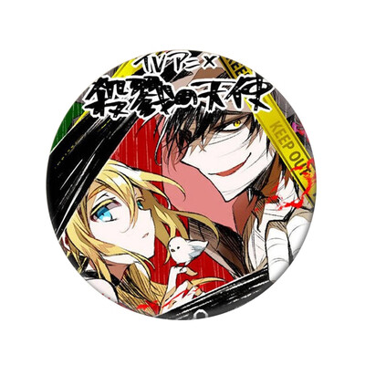 

1pcs Anime Angels of Death Cosplay Badge Cartoon Rachel Gardner Ray Brooch Pins Zack Collection bags Badges for Backpacks