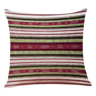 

〖Follure〗Cotton Linen Square Home Decorative Throw Pillow Case Sofa Waist Cushion Cover