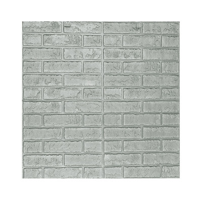 

〖Follure〗3D Wall Paper Brick Stone Rustic Effect Self-adhesive Wall Sticker Home Decor