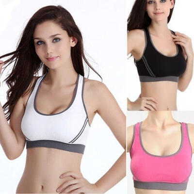 

Fashion Sexy Seamless Yoga Sport Bra Tank Tops Comfort Stretch Bras Padded Shapewear Crop Top Vest