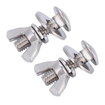 

Greensen 2Pcs 316 Stainless Steel Diving Screws Butterfly Bolts Wing Nuts