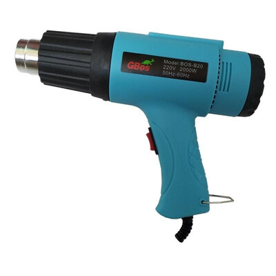 

Double temperature control car stickers film baking&drying industrial fan high power electric tools 2000W roast gun hot air gu