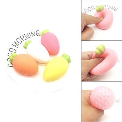 

Gotoamei Creative Venting And Unpacking Funny Toy Radish Kneading Decompression Toy