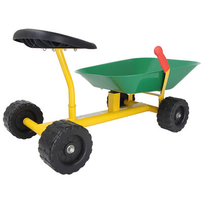 

8" Heavy Duty Kids Ride-on Sand Dumper w 4 Wheels-Green