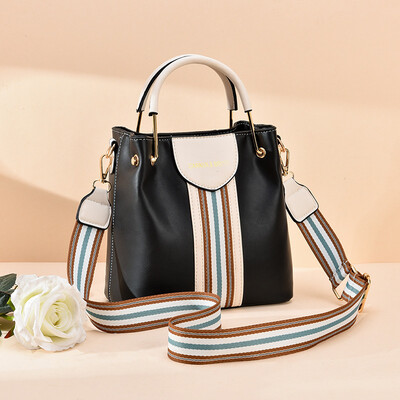 

Girl sweet Korean version ins super fire bucket bag tide student large capacity single shoulder portable color bag diagonal package