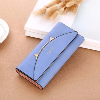 

Tailored Women Solid Color Coin Purse Long Wallet Card Holders Handbag BU