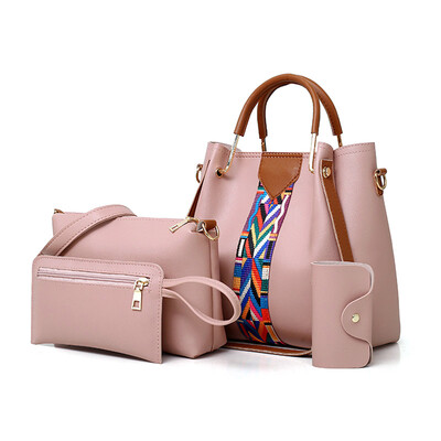 

Bags for Women 2019 Fashion Girls Ribbon Patchwork PU Leather Simple Bag Casual Shoulder Handbags Mobile bolso mujer