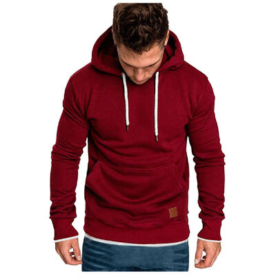 

Mens Slim Fit Hoodies Hoody Sweatshirt Long Sleeve Casual Jumper Top T-shirt