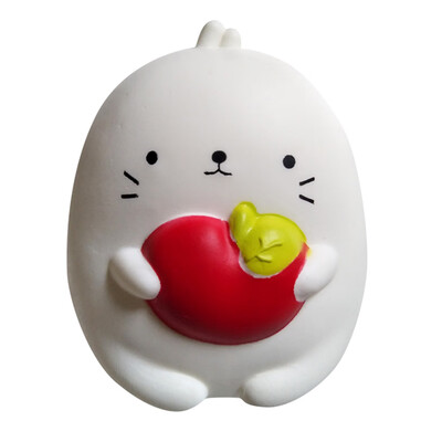 

Gotoamei Squishies Fun Rabbit Decor Slow Rising Kid Toy Squeeze Relieve Toys Gift Red