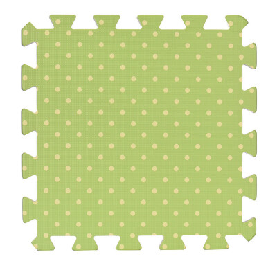 

Gobestart 3030CM Living Room Bedroom Children Soft Patchwork Carpet Splice Baby Mat Green