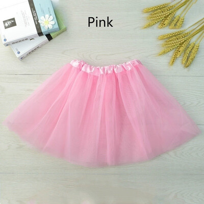 

New Fashion 12 Colors Baby Girl Child Baby Three-layer Mesh Dance Skirt Ballet Dress Puffy Skirt