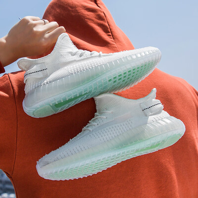

Summer mesh sneakers men 2019 new breathable trend hollow Rainbow deodorant mesh color Joker