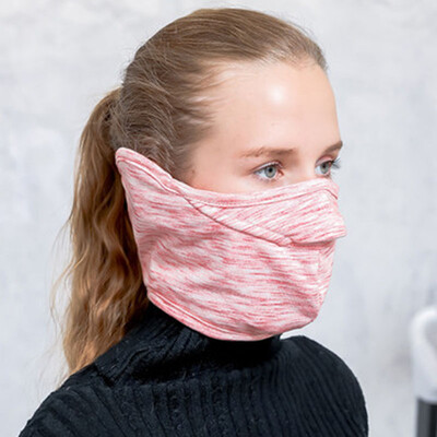 

Men Women Windproof Face Mask Ear Protection 1pc Breathable Fleece Neck Warmer