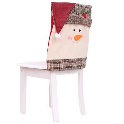 

Fashion Christmas Chair Cover Snowman Santa Claus Xmas Decoration Ornaments 2018