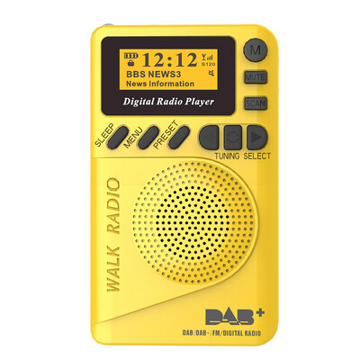 

P9 Mini Pocket DAB FM Digital Radio FM Digital Demodulator with LCD Display Portable MP3 Player TF Card Slot