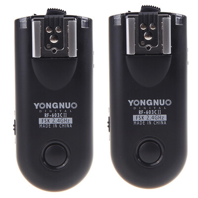 

Yongnuo RF-603C II Wireless Remote Flash Trigger C3 for Canon 5D 1D 50D