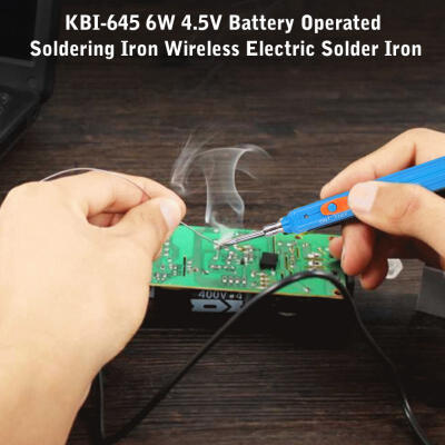 

Greensen KBI-645 6W 45V Battery Operated Soldering Iron Wireless Electric Solder Iron