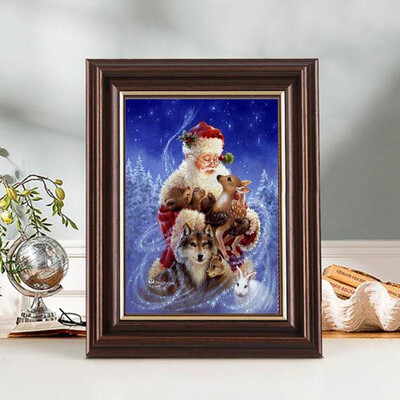 

100 DIY Diamond Painting Santa Claus Animals Full Drill Snow Diamond Embroidery Painting diamond Art Christmas