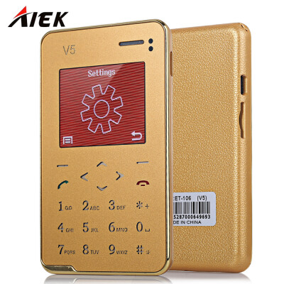 

AIEK V5 18 inch Ultra-thin Quad Band Card Phone Bluetooth 30 FM Audio Player