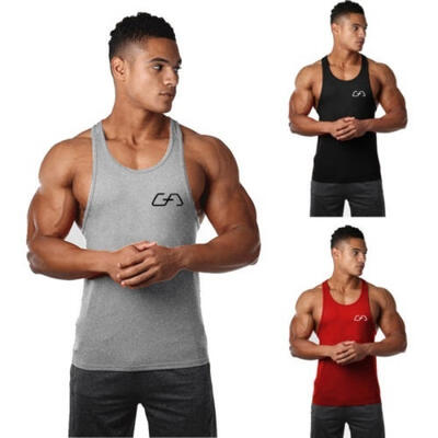

Men Gym Clothing Sports Sleeveless Fitness Bodybuilding Stringer Tank Muscle Top