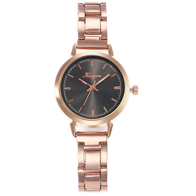 

Luxury Women Watches Scale Dial Ladies Fashion Quartz Wristwatch Rose Gold Alloy Strap Clock Casual Dress Reloj Mujer
