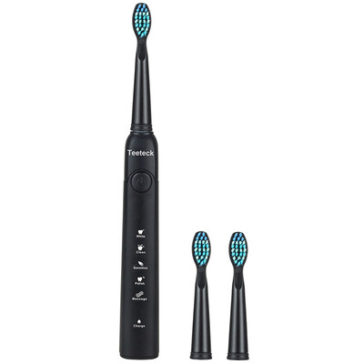 

Teeteck SG - 949 USB Charging Electric Sonic Toothbrush Smart Timer Five Mode IPX7 Waterproof with 3 Brush Heads