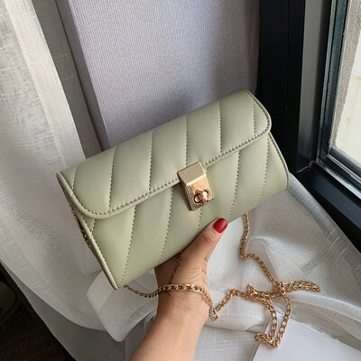 

Tailored Women Retro Striped Vintage Leather Handbag Messenger Simple Crossbody Bag