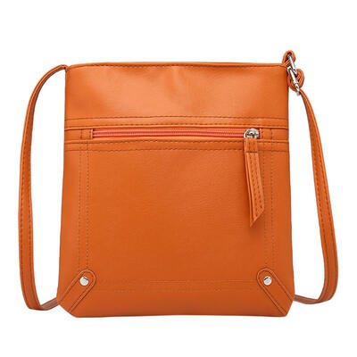 

Solid Color Shoulder Messenger Handbags Women Leather Casual Crossbody Bags