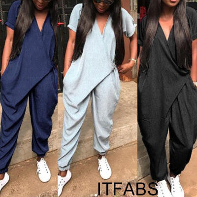 

Women Ladies Clubwear Summer Playsuit Bodycon Party Jumpsuit Romper Trousers