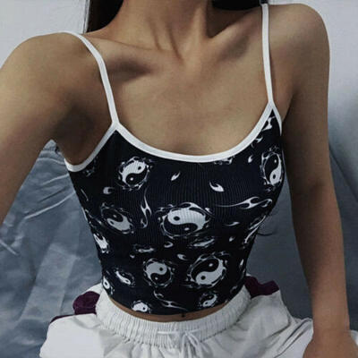 

Womens Summer Tank Tops Cami Lace Casual Plain Sleeveless Camisole Vest T-Shirts