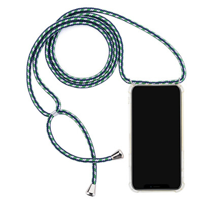 

Mobile Phone Case For Huawei P30 Pro With Rope TPU Transparent Four Corners Shatter-resistant Anti-Drop Personality