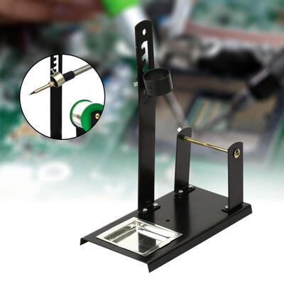 

Greensen Multifunctional Soldering Iron Stand Holder Tin Wire Rack Solder Wire Bracket All Metal