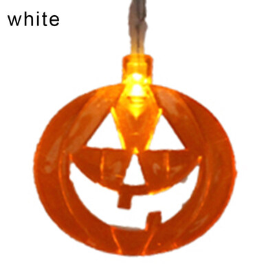 

PumpkinsGhostSpiderSkull 10 LEDs Strings Light Lamp Halloween Party Decor