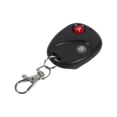 

Greensen Remote Control Key Garage Gate Door Transmitter Wireless 433MHz Plastic Black 2 Keys