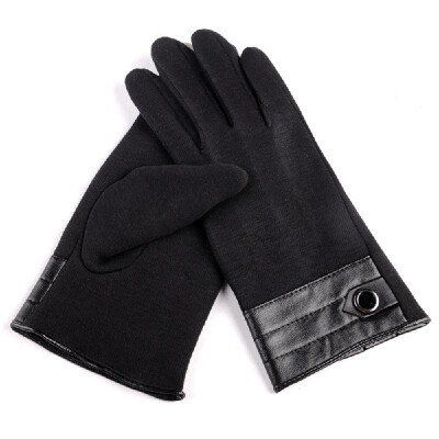 

Winter Warm Soft Full Finger Gloves Touch Screen Wrist Glove Outdoor Thermal Finger Tips Mittens for Men