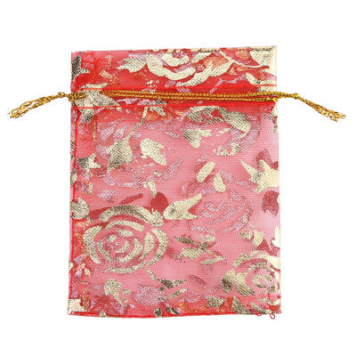 

Organza Gift Bag Favor Wedding Jewelry Packaging Rose Candy Chocolate Bags