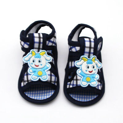 

Newborn Baby Boy Girl Summer Cartoon Animal Sandals Soft Sole Outdoor First Walker Shoes