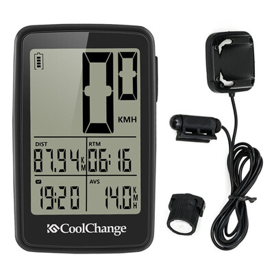 

Set LCD Wireless Stopwatch Speedometer Odometer Computer For Bicycle Bike Black
