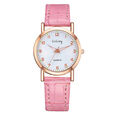 

Korean womens watch digital quartz watch fashion crocodile pattern PU watch