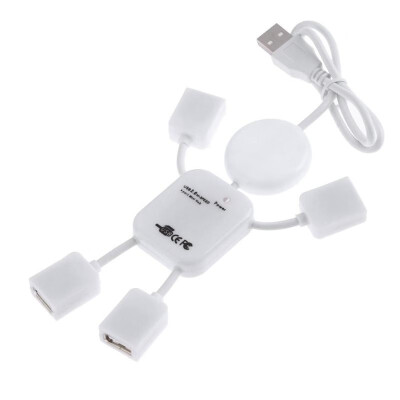 

Humanoid 4 Ports USB20 Hub Adapter Sharing Switch for Laptop Mobile Phone