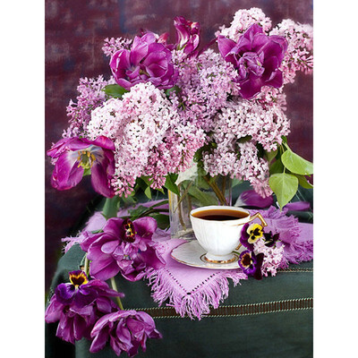 

5D Diamond Embroidery Sale Flower Diamond Painting Cross Stitch Full Square Diamond Mosaic Picture Rhinestone Handmade