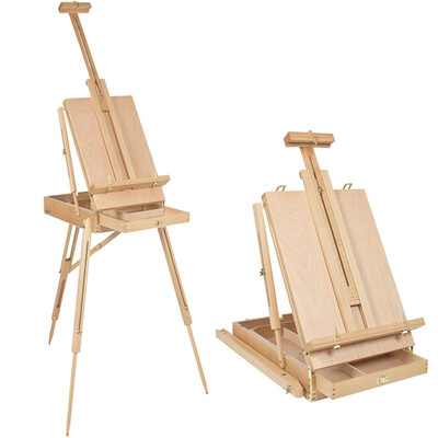 

Ktaxon 79" French Easel Portable Folding Wooden Beechwood Sketch Box