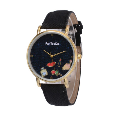 

Best Selling Womens Watches Cute Little Pattern Dial Ladies High Quality Quartz Wristwatch Fashion Clock Casual Reloj Mujer